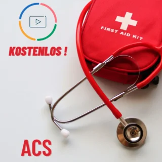 Akutes Koronarsyndrom (ACS) – Medizinische Illustration