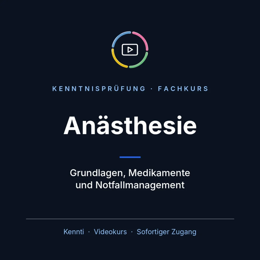 Anästhesie – Kennti