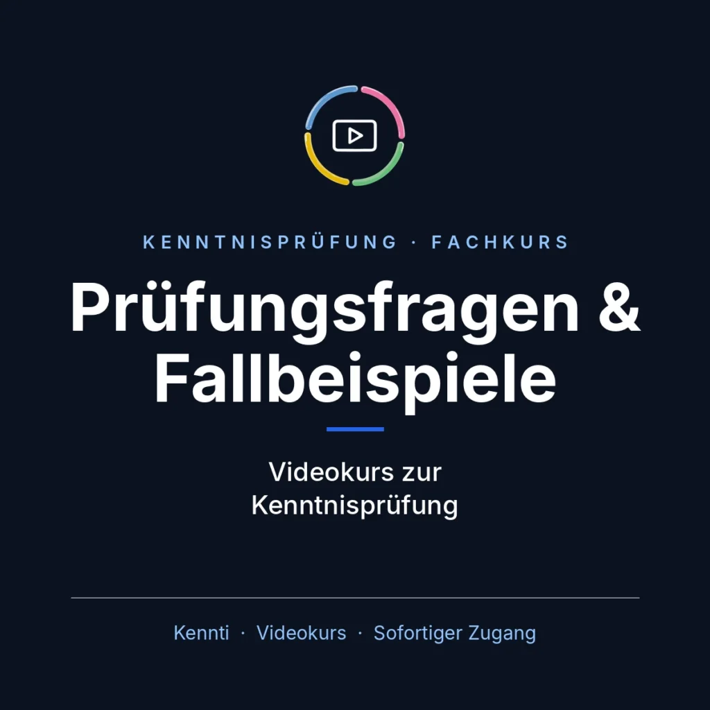 Prüfungsfragen & Fallbeispiele – Kennti